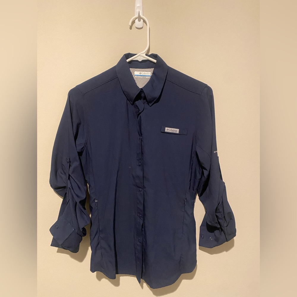 Columbia Button Snap Up Shirt